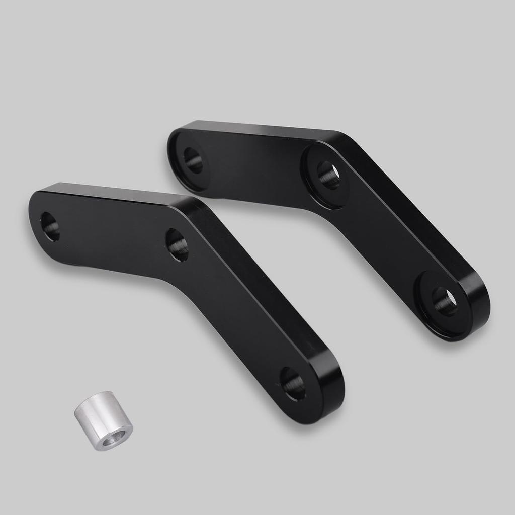 Motorcycle Low Down Kit & Rear Low Down Link Rods for Kawasaki Vulcan S 650 (2016-2025) Improved Footing (Black)