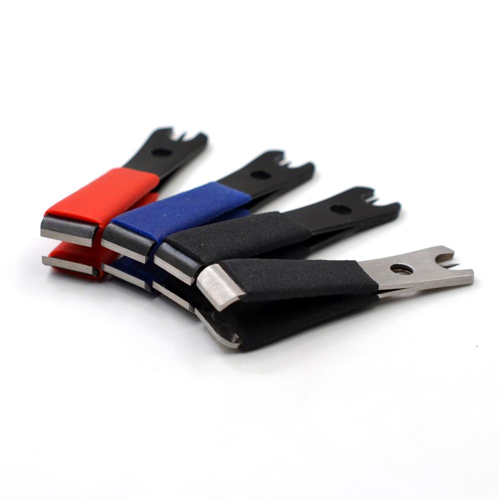 MNFT 1Pcs Fishing Line Cutter 2 In 1 Stainless Steel Line Clipper Hook Eye Cleaner Pin Fly Fishing Line Nippers Fly Tying Tool