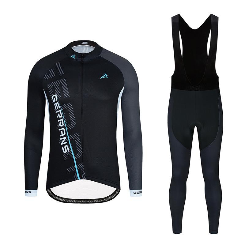 Autumn and Winter Warm and Velvet Thin Bicycle Team Version Long-sleeved Cycling Suit