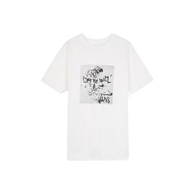 X Ralph Steadman Artist Collaboration Printed Casual Short Sleeve T-Shirt Men Tops White VN0A3WEVWHT