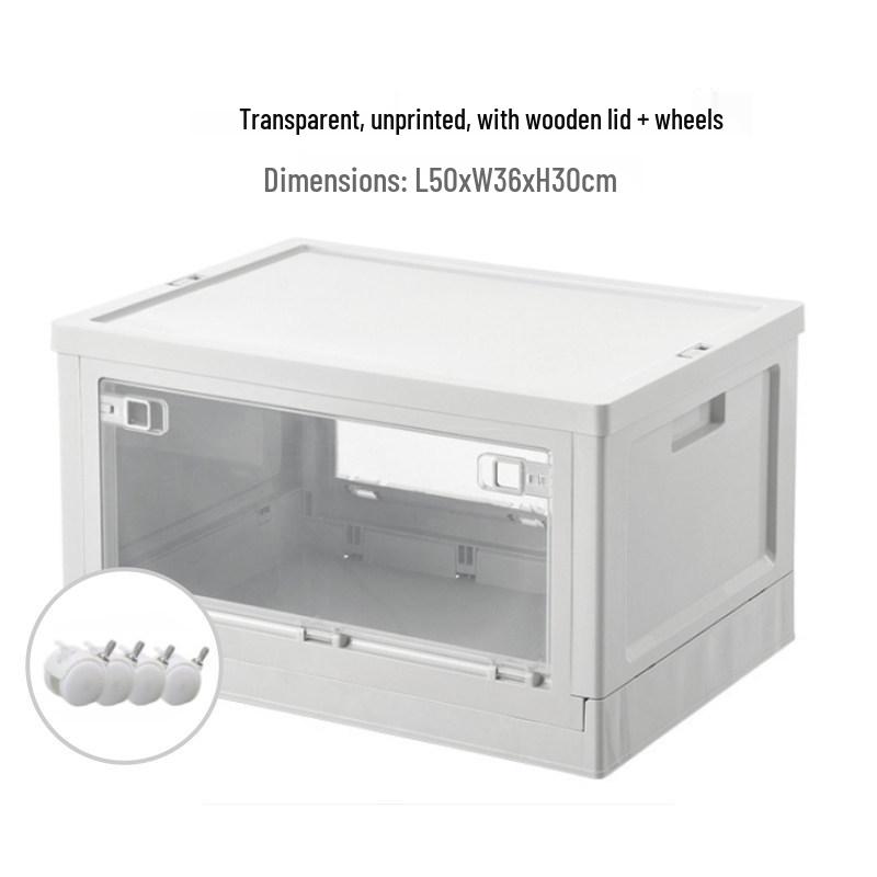 Black Outdoor Camping & Storage Folding Box - Industrial Style for Car Trunk