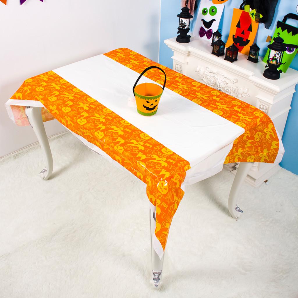 Halloween Spider Round Web Tablecloth Topper Covers Fireplace Table Party Decor