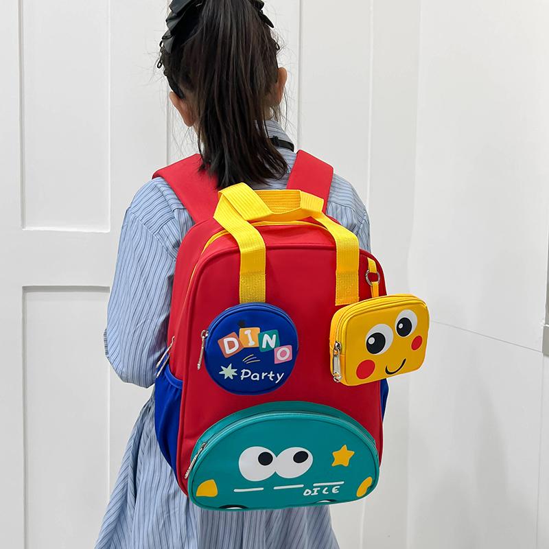Large Capacity Children's Backpack Fashion Cartoon Personality Back-to-School Season Shoulder Bag