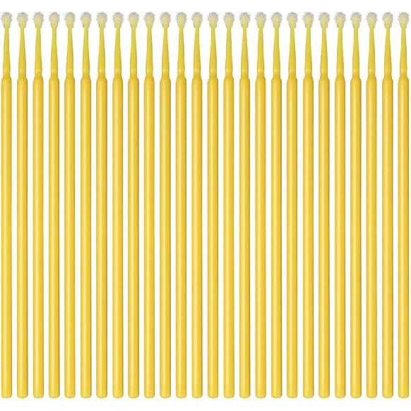 

100 шт. Портативные инструменты для опыления растений, ручка для опыления растений, опылитель для сада, опылитель для цветов, садовые аксессуары жёлтый