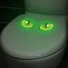 Creative Glow-In-The-Dark Eyes Waterproof Stickers Glowing Toilet Stickers Decals Perfect For Home Bathroom Wall Decoration