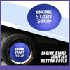 Engine Start Stop Button Cover Trim Single  for Toyota Tacoma Blue