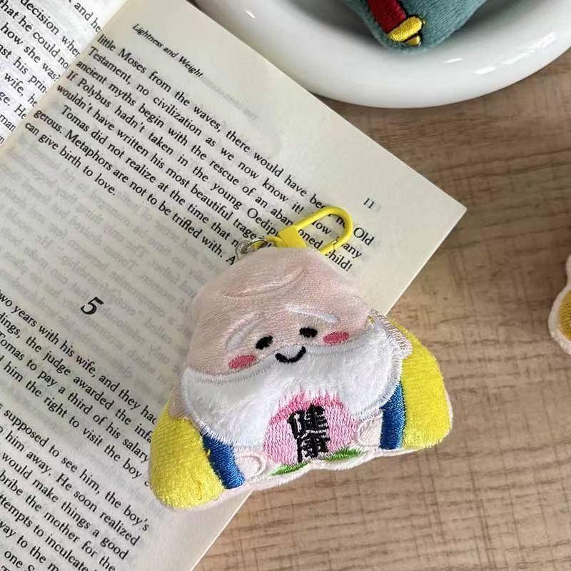 Chinese Traditional Myth Character Pendant Keychain Unique Lucky for Bag Hanging Car Key Decor
