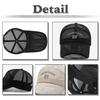 Hut Kappe Mesh Atmungsaktiv Outdoor Sport UV-Schutz Sonnenschutz Herren Damen CZA495 [White Fang] (Weiß)