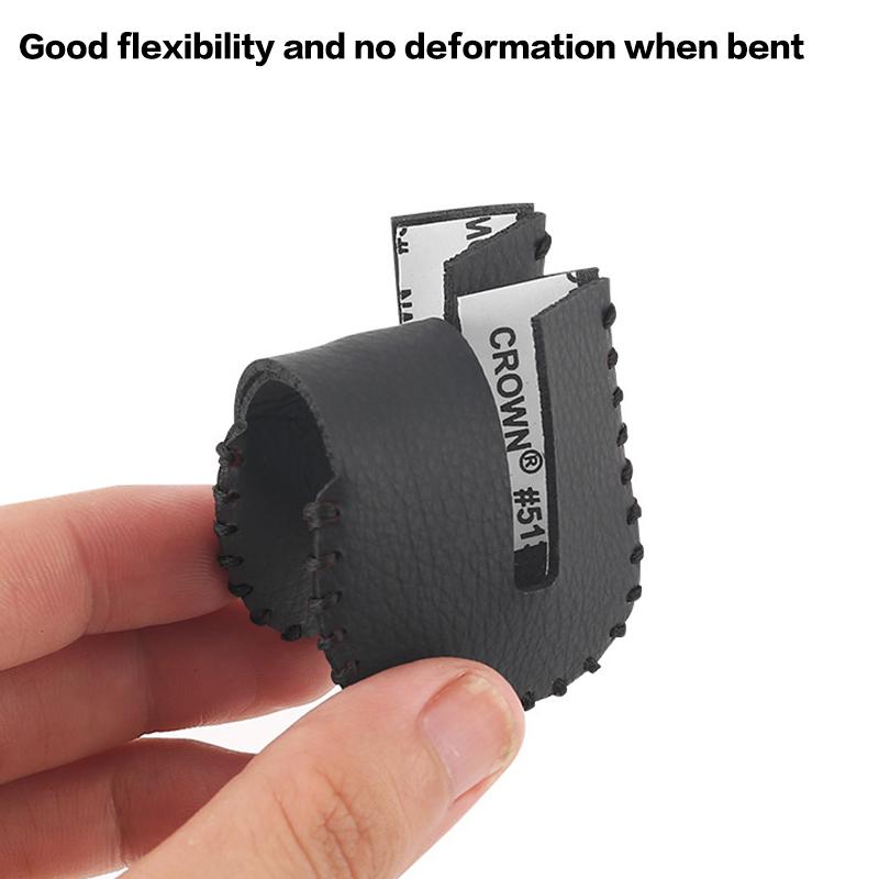 2 Pack Seat Belt Buckle Protective Cover & 2Clips Set, Pure Hand Sewing Cover, Universal Car Interior Accessories