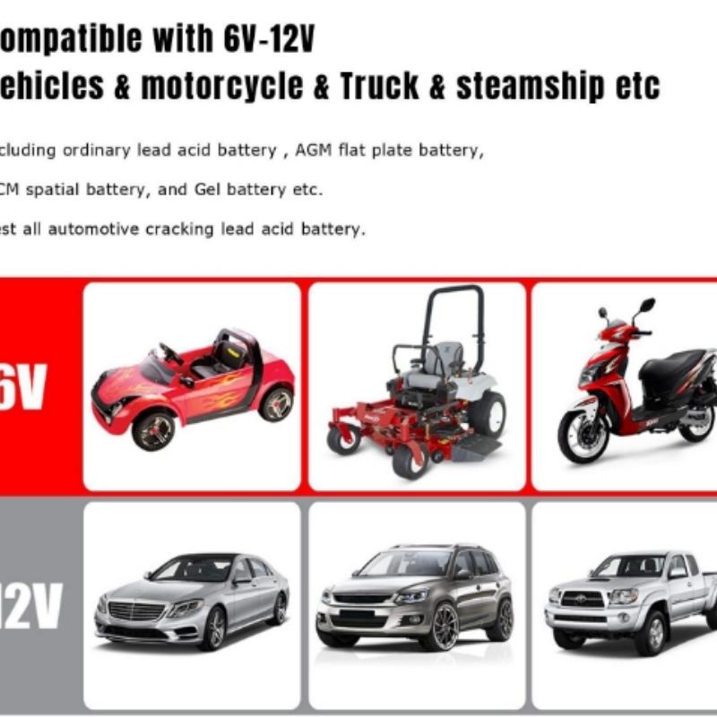 KONNWEI KW650 6V 12V Car Battery Tester 100 To 2000 CCA Motorcycle Auto Battery Analyzer Car Moto Cranking Charging Test Tool