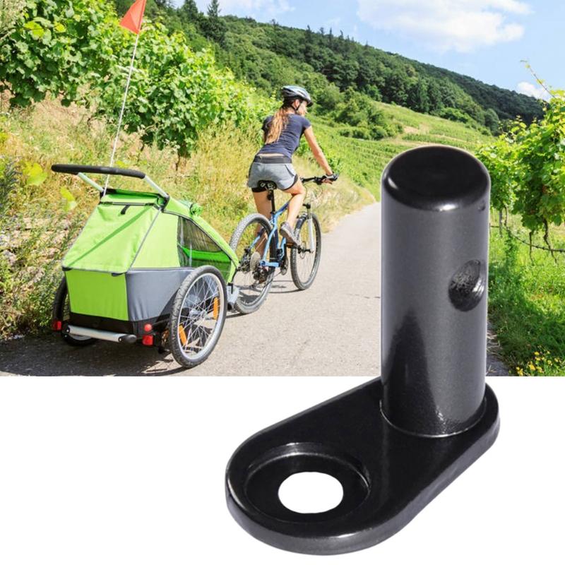 Bicycle Trailer Coupler Bike Trailer Hitch Connector Replacement Steel Hitch Trailer for Children's Trailers & Bicycles