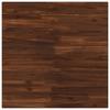 60 x 55 x 75 cm Solid Acacia Wood Dark Brown and Black