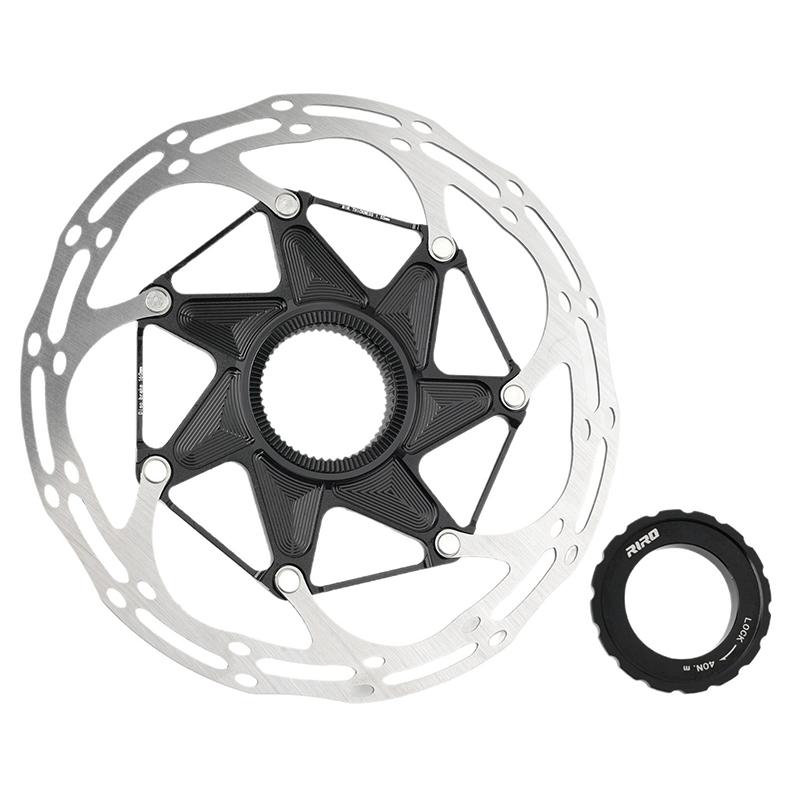 Bicycle Center Lock Rotor Hollow Heat Dissipation Wind Breaking For Road Mountain Bike Disc Brake Accessories