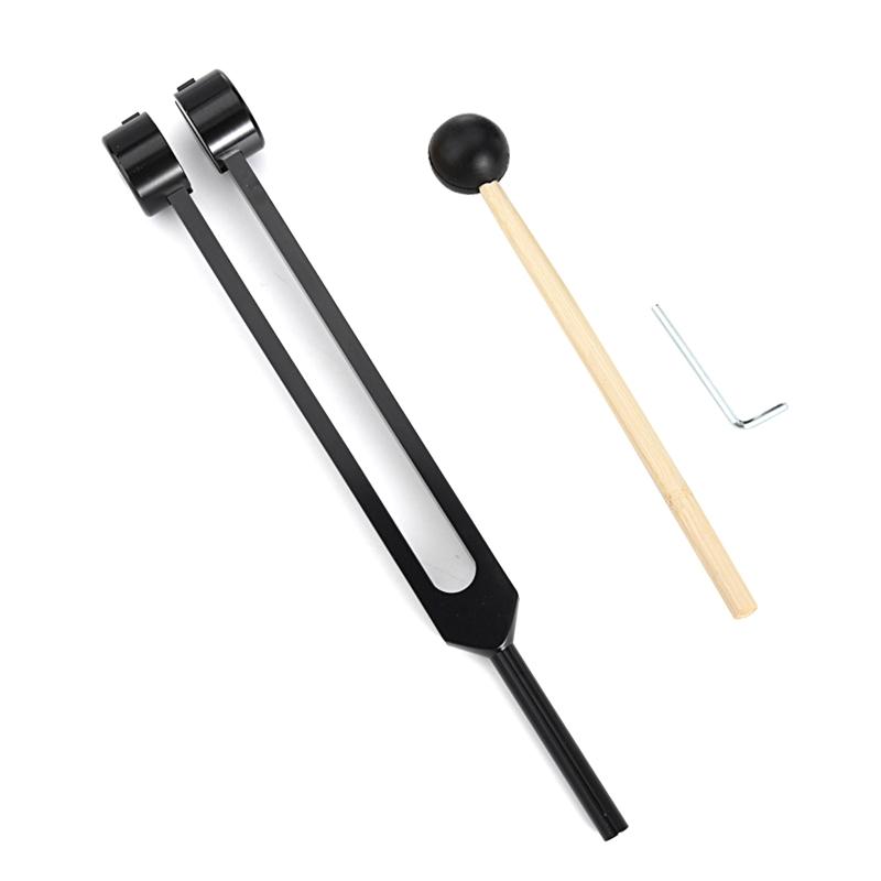 Tuning Fork 128 Hz Tuning Fork with Pouch Hammer Repair Wrench Non-Magnetic Aluminum Alloy Tuning Fork Professional