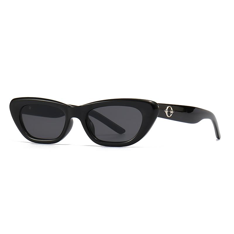 Spring Cat-Eye Sunglasses Modern Narrow Frame Butterfly-Shaped Glasses Trendy Cross-Border Eyewear 9160