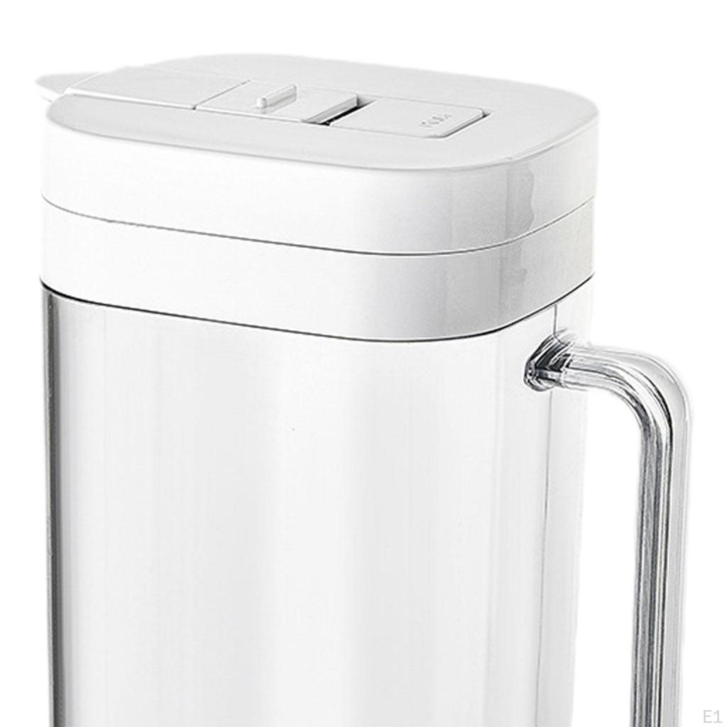 Drink Container with Lid for Water, Large Jug Home Use, Cold Beverage Pitcher