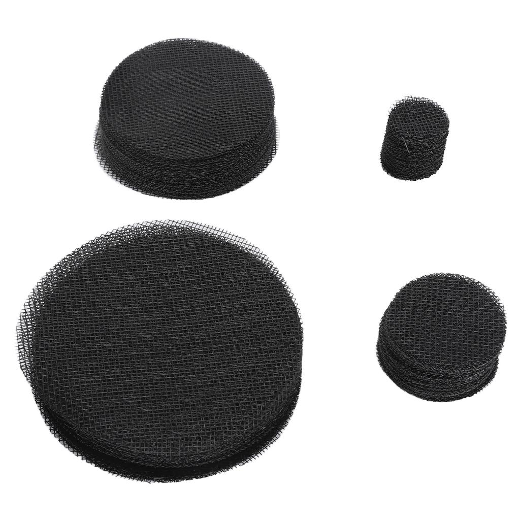 400pcs Flower Pot Grid Pad PP Breathable Drainage Round Bottom Grid Mat Prevent Soil Loss for