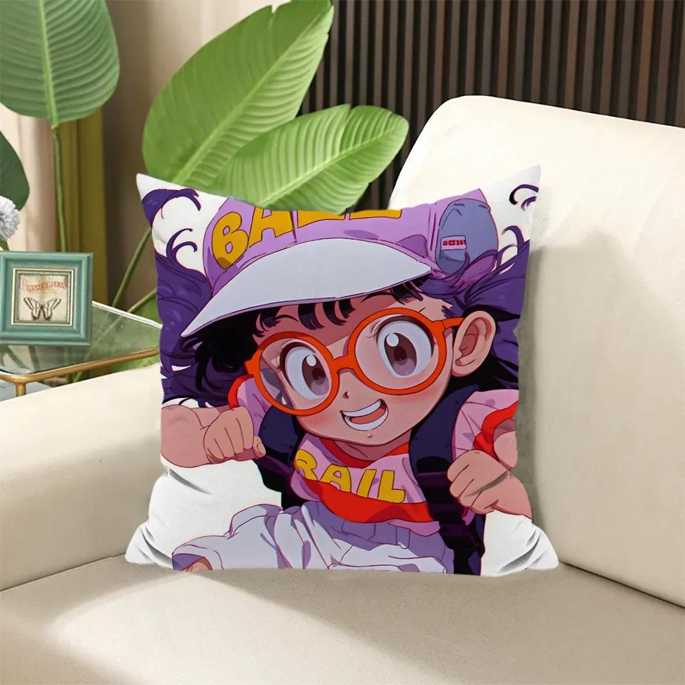 Arale Cushion Cover × Stuffed Cushions Pillow Cases Decorative Pillows for Sofa Elegant Room Covers Sleep Home Textile