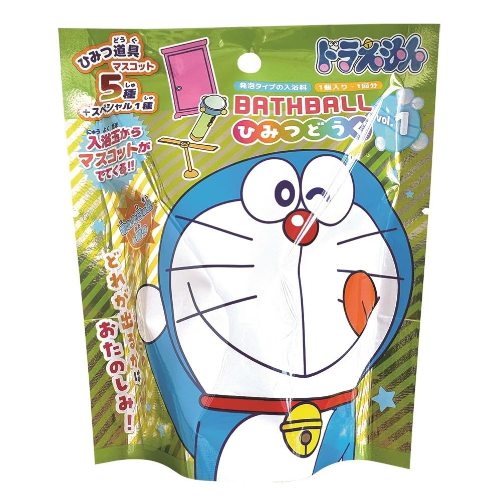 Doraemon Bath Ball Secret Gadget 1 RN Sunny Day Sky Scent 60g (1 use)