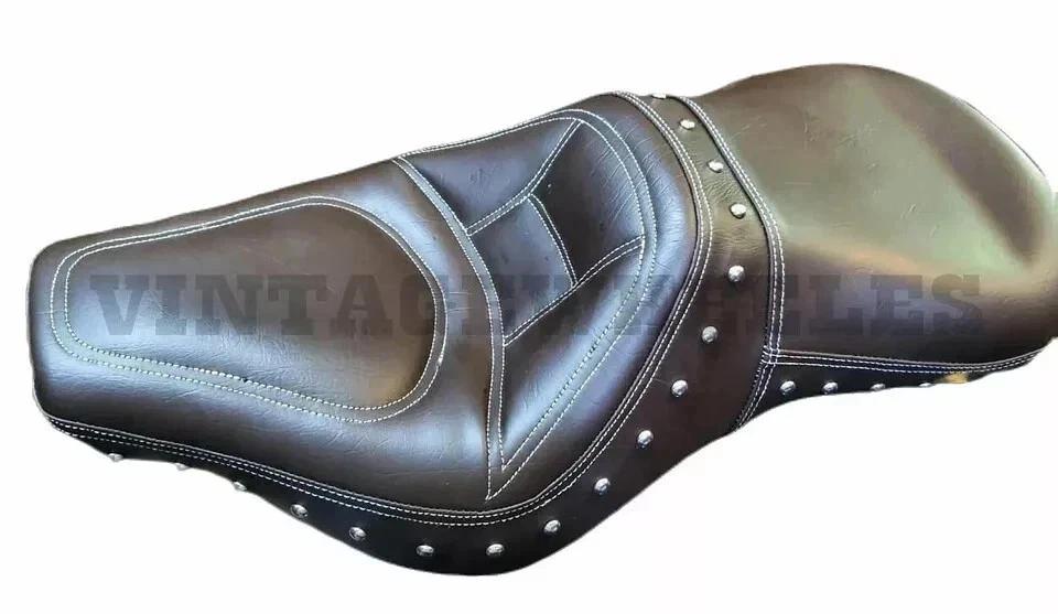 

Fit ForRoyal Enfield Interceptor 650cc Cushioned Low Rider Custom Made Dual Seat