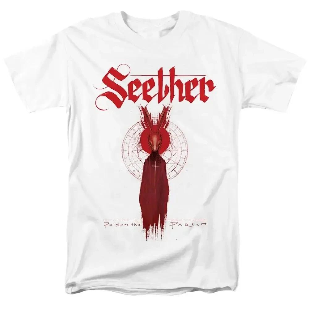 Heavy Metal Seether T Shirt Women Men Rock T-shirt Comfort Top100% Cotton Men's Summer Small Fresh T-Shirt Fashion Trend T-Shirt