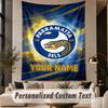 Custom Text Tapestry Parramatta Eels Print Wall Tapestry Indoor Living Room Wall Decor