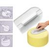 Attrezzo per stampi per lucidare pasta di gomma per fondente, decorazione più liscia per torte alla moda
