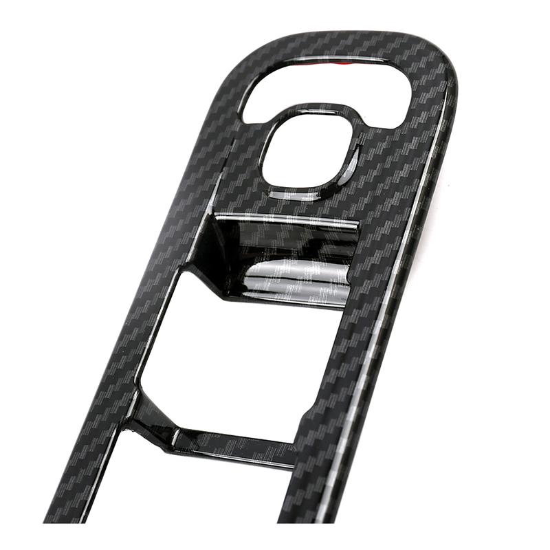 Carbon Fiber Refit For Mercedes Benz A CLA Class W177 V177 C118 W118 Car Glass Window Lift Switch Button Panel Frame Cover Trim