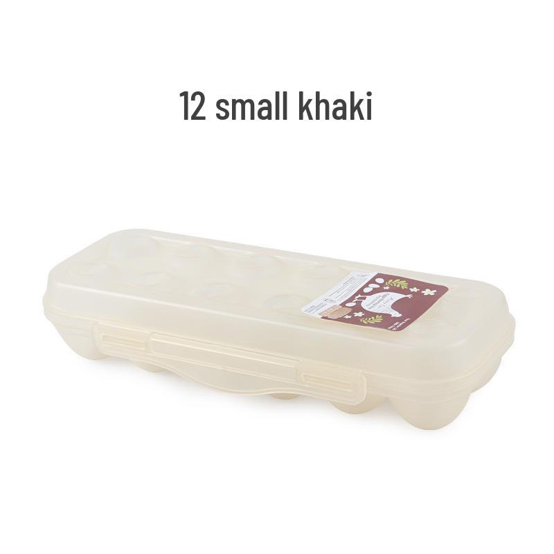 Shockproof Outdoor Egg Storage Box - Shatterproof, Transparent Plastic Tray for Camping and Refrigerator Use