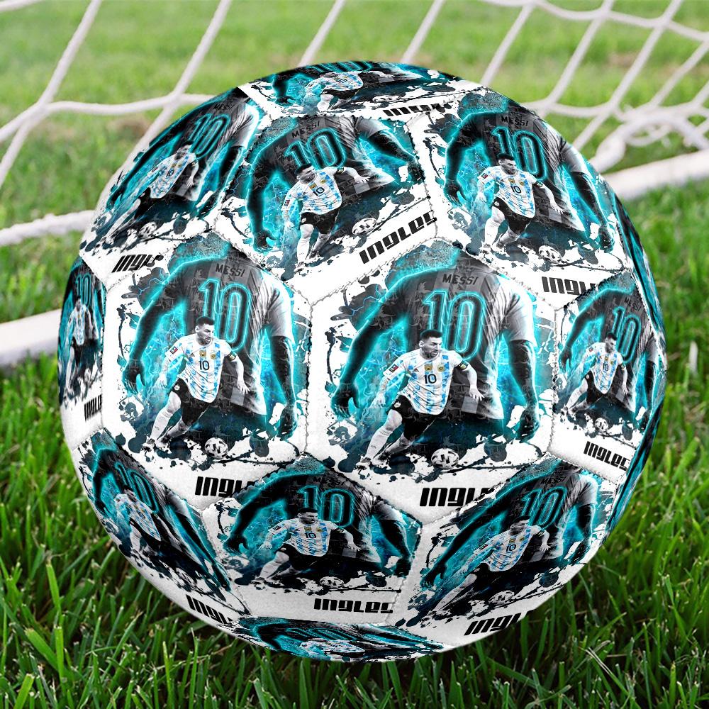 Messi 10 Number World Cup Champion Size 5 Soccer Ball Machinestitched Indooroutdoor Training And Matches Unique Gift For Soccer Lovers
