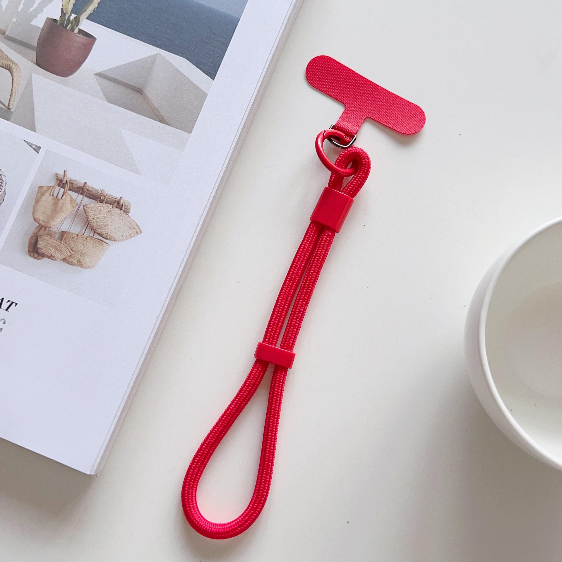 High-End Retractable Multifunctional Anti-Theft Mobile Phone Wrist Strap with Gasket and Adjustable Keychain