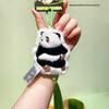 Aromatherapy Cartoon Panda Pendant With Plush Texture For Car And Decoration Bag
