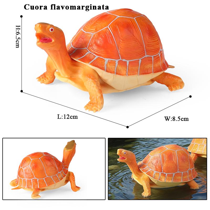Oenux Sea Life Animals Model Leatherback Tortoise Turtle Growth Cycle Ocean Figurines Action Figures PVC Collection Kid Toy Gift