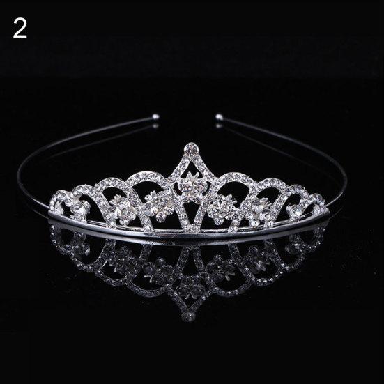 Lovely Crown Rhinestone Kids Girl Princess Tiara Headband Dancing Party Headwear