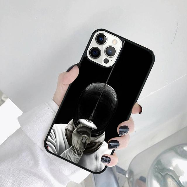 

Fencing Sport Phone Case Cover For iPhone 17 Air 15 16 14 11 12 13 Pro MAX Plus Coque iPhone 13
