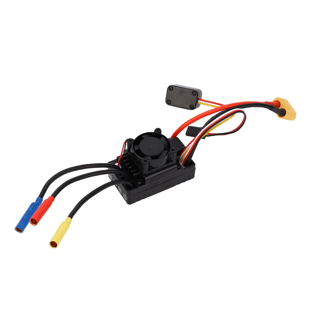 Brushless ESC Replacement for Buggy 1:10 On Road Off Road RC Electronic Speed Controller with Cooling Fan 60A