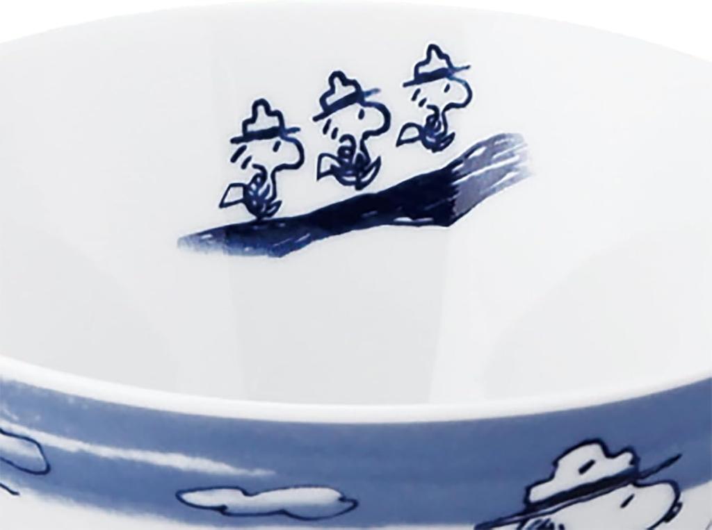 PEANUTS Snoopy Rice Bowl, 12cm, Outdoor, Hiking, Blue, SNZ103-351