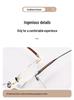 Frameless Sandalwood Glasses: Pure Titanium Butterfly Frames with Myopia-Ready Flat Lenses