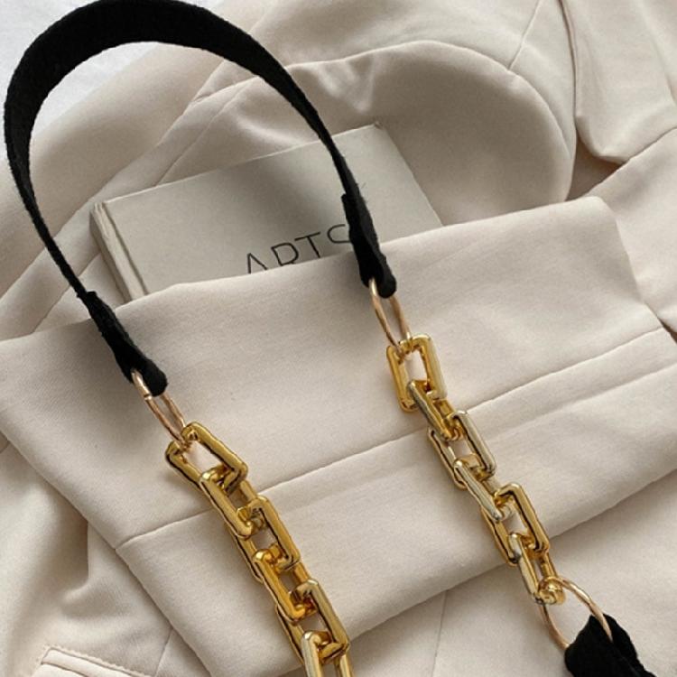 Sophisticated Shoulder Bag Felt Handbag Crossbody Bag with Chain Strap for Women