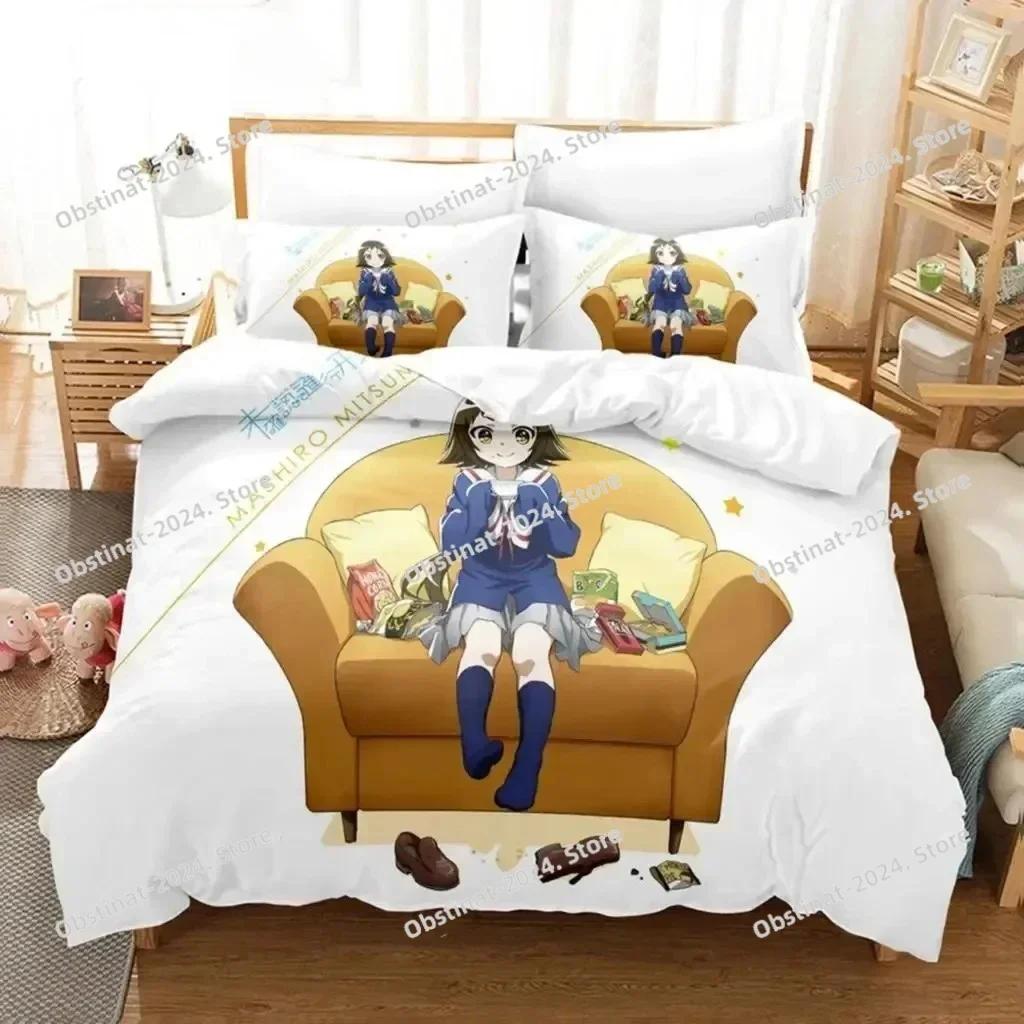 3d Anime Engaged To The Unidentified Bedding Set Printed single Comforter Quilt Duvet Cover Pillow Case 3 Pieces Kids Adult Size