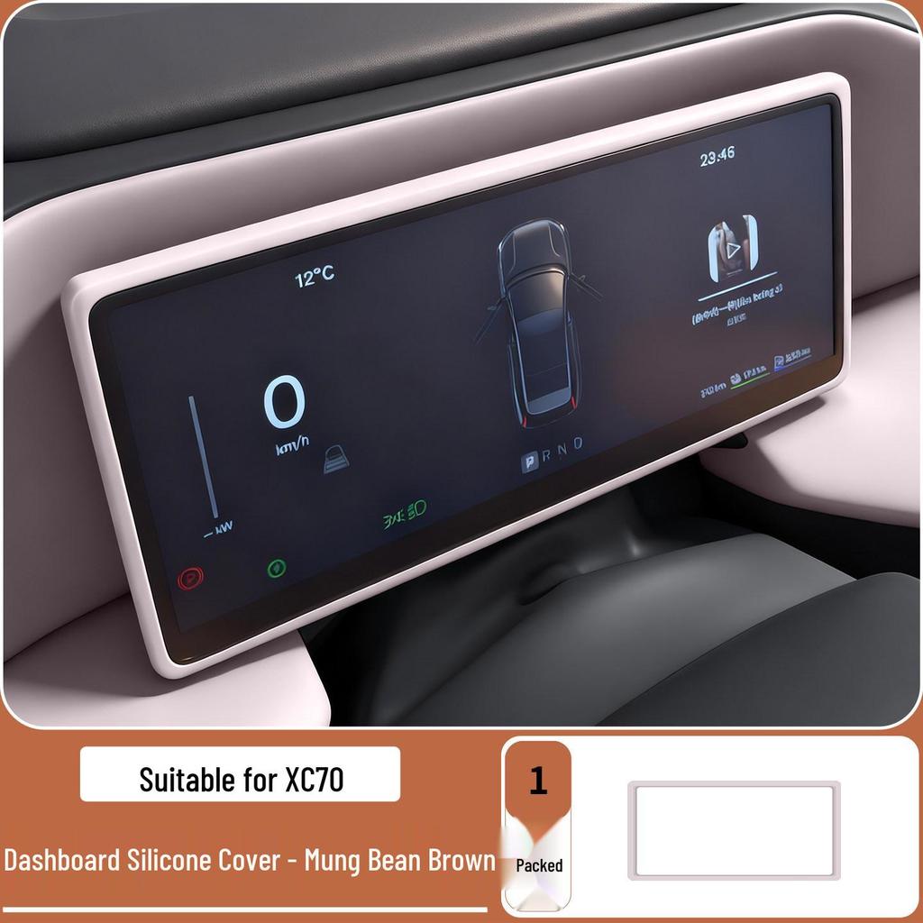 Volvo XC70 Center Console Displayschutz & Navigationsblende Silikonpad - Passend für 26 Modelle