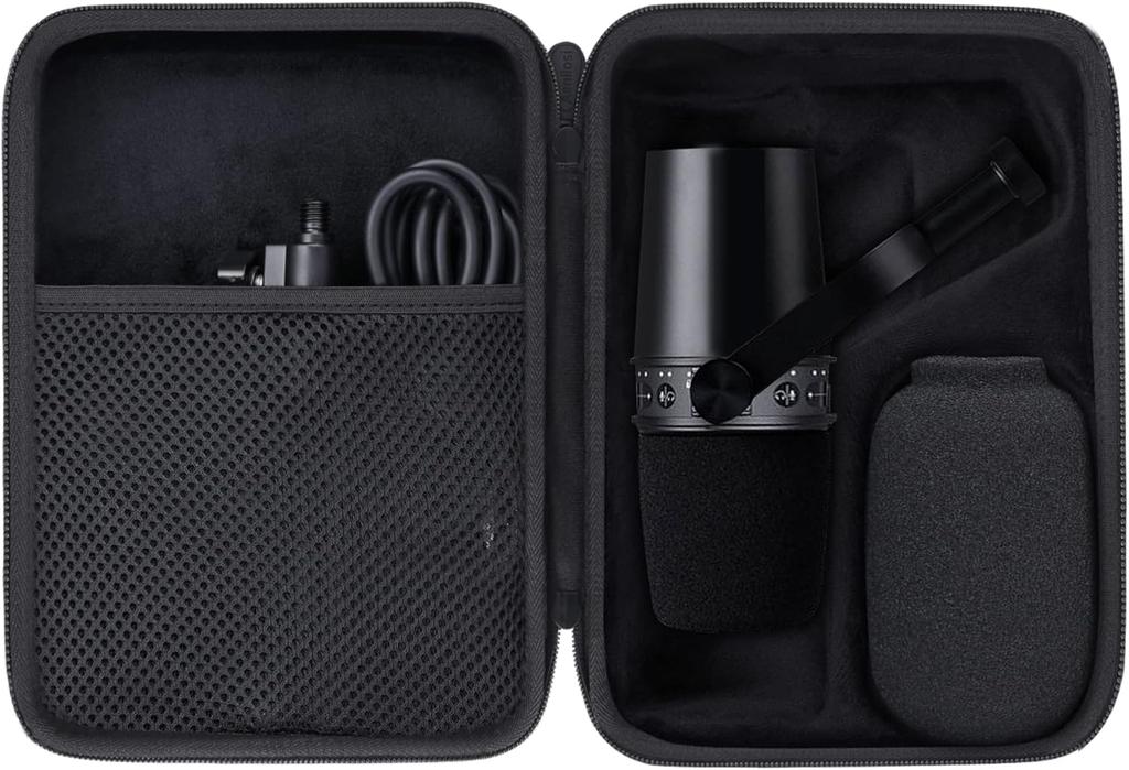 Aenllosi Storage Case Compatible with SHURE SM7dB Dynamic Microphones /SM7B /MV7 (Case Only)