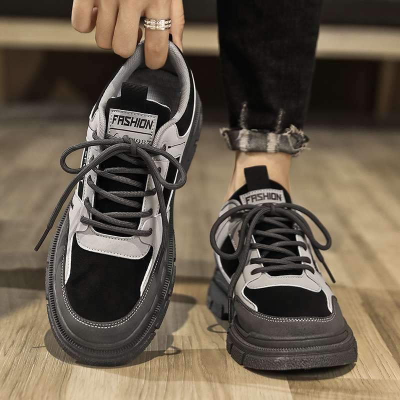 Men's Shoes 2025 New Velvet Warm Work Leisure Sports Board Shoes Autumn and Winter Low-top Labor Insurance Tooling Martin Boots