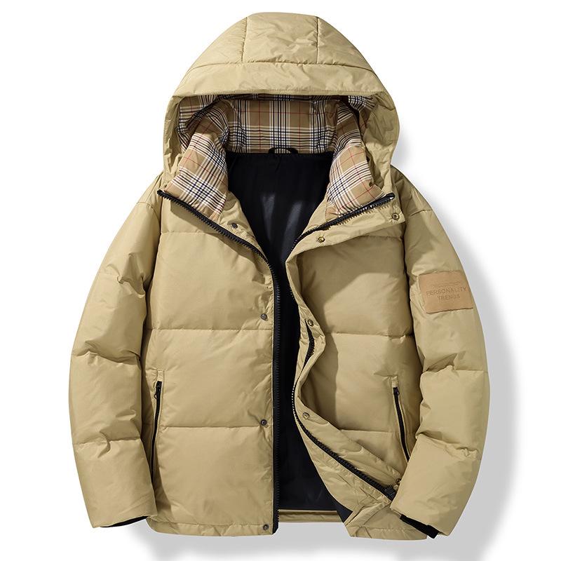 25th Anniversary Unisex Hooded Down Jacket - Winter Casual Style