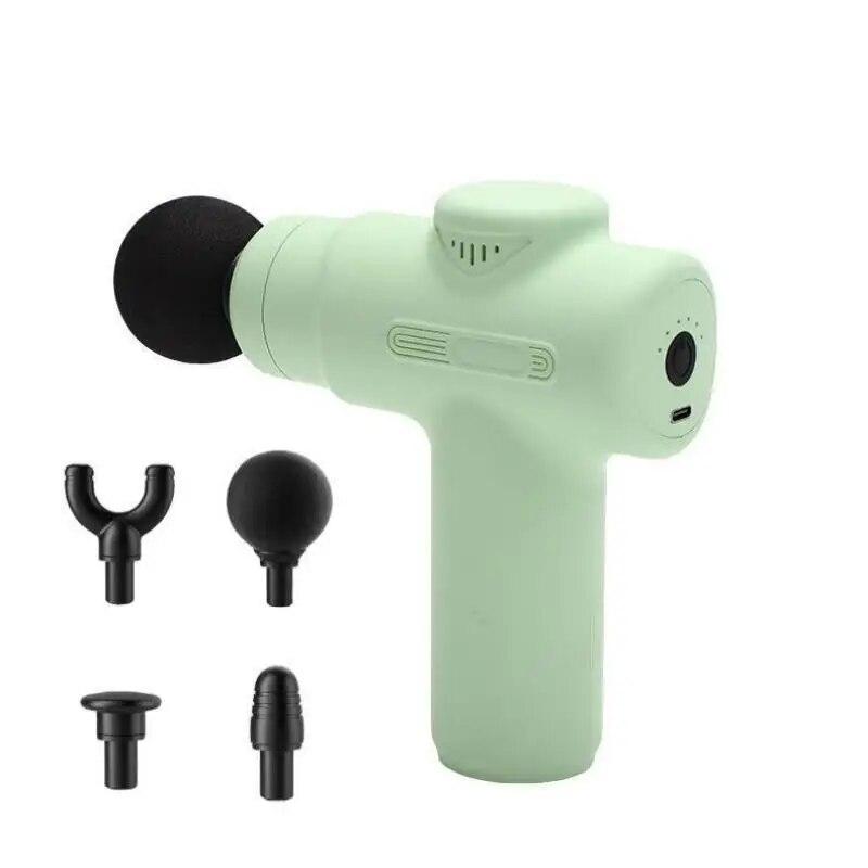4 Head Massage Mini Massage Gun Massager Portable Smart Electric Massage Stick Multifunctional Home Fitness Equipment