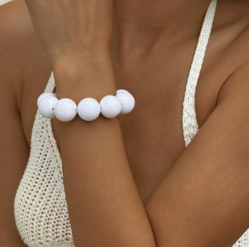 Bohemian- colorful beaded bracelet, One Size