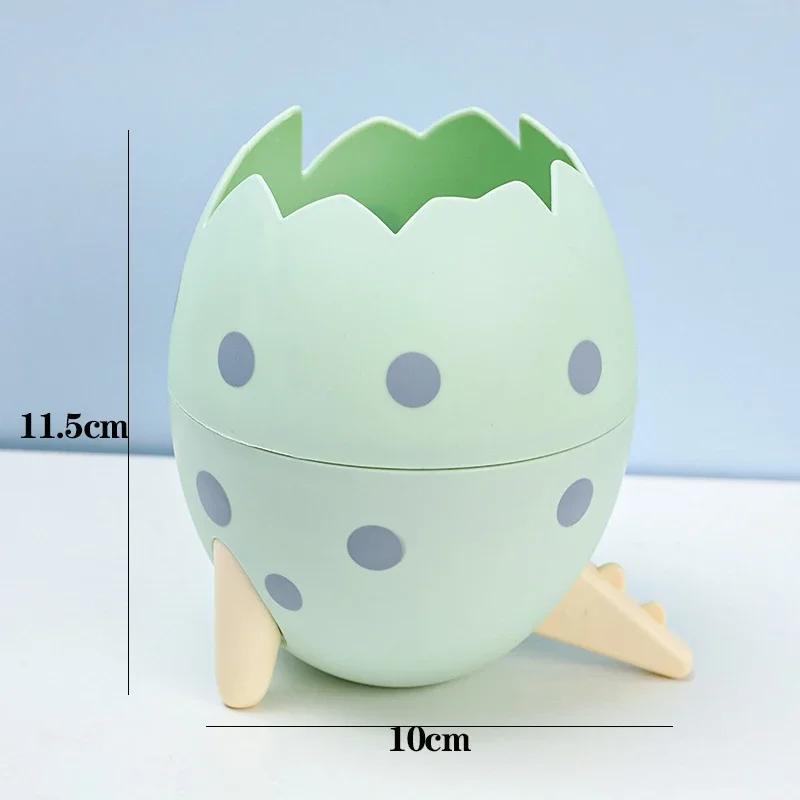 Cute Dinosaur Egg Detachable Pen Holder Organizer Pencil Pot Container Stationery Office Desktop Ornament Storage Box Kids Gift