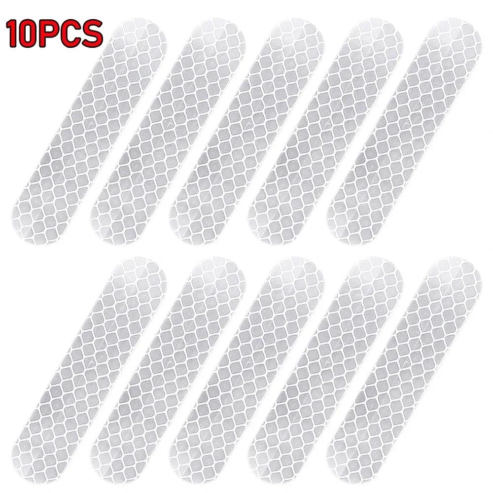 

10-60Pcs Universal Safety Warning Reflective Stickers for Car Reflect All Light Sources Motorcycle Helmet Stickers Car Parts
