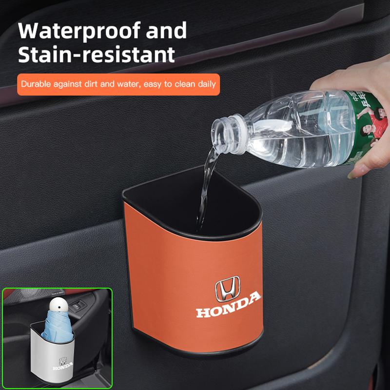 Car Door Storage Bucket Mug Drinks Umbrella Storage Accessories For Honda Odyssey Vezel 5th City CRX Pilot Civic FIT CRV Prelude