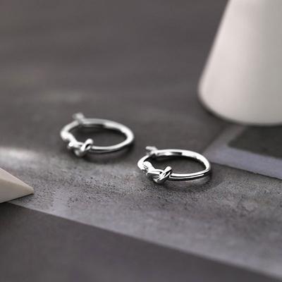 Plain Ring Earrings Niche Women's Summer New Earrings Everyday
